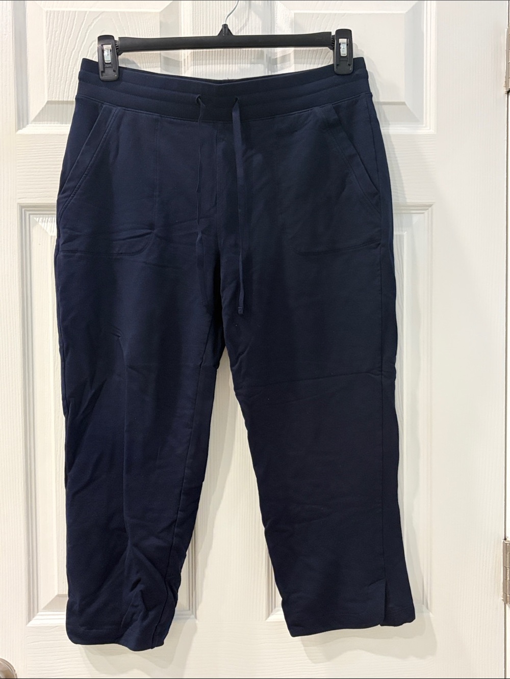 T by Talbots Navy Drawstring Casual Pants